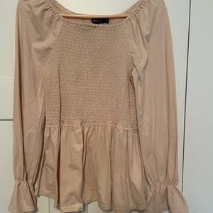 Mikarose yellow/tan long sleeve too